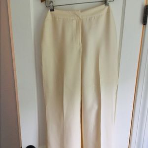 ✨ Cream Colored Silk Pants from Talbots- NEW!!✨